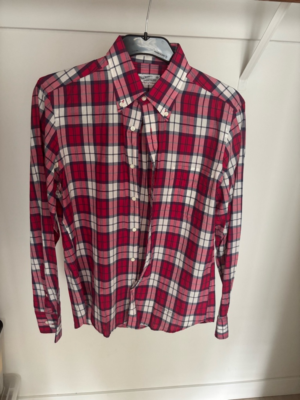 Gant Red Plaid Button-Down Shirt
